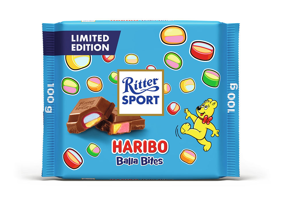 Ritter Sport and Haribo team up for limited-edition Balla Bites chocolate