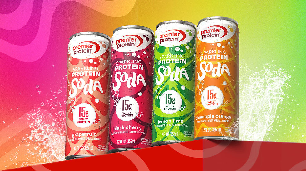 Premier Protein launches sparkling soda with 15g of whey protein