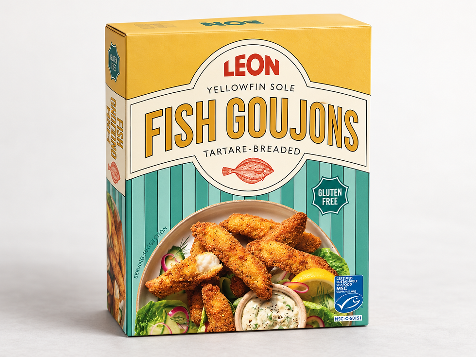 Leon Grocery launches gluten-free tartare-inspired fish goujons