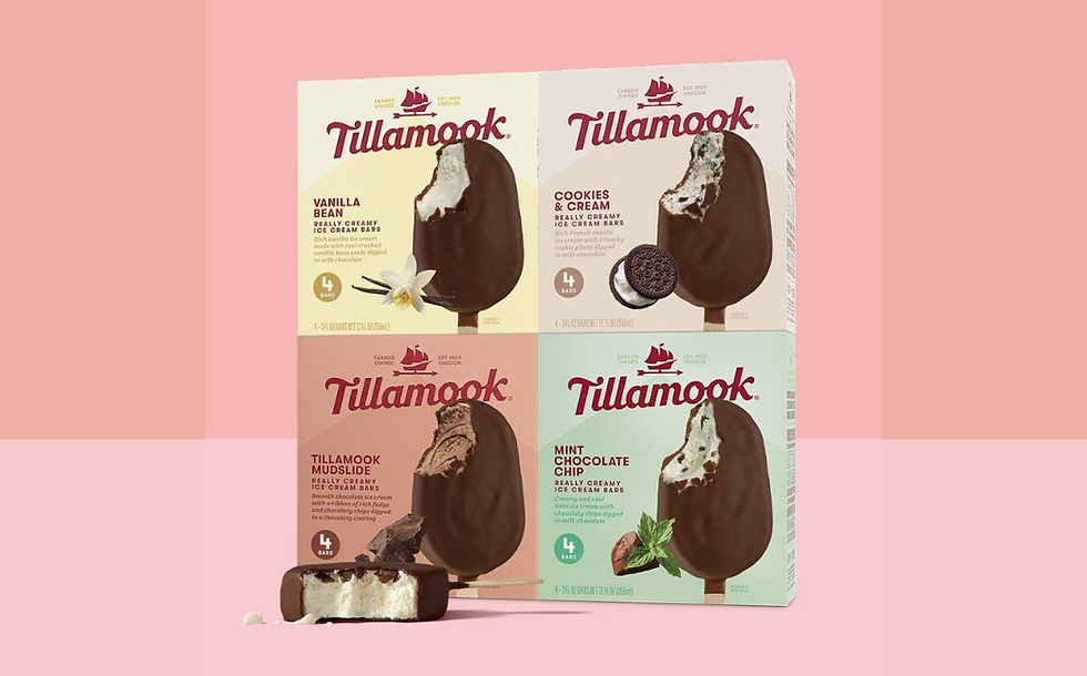 Tillamook expands ice cream portfolio with new bar format and pint flavours