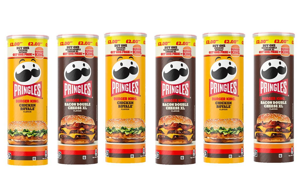 Pringles and Burger King UK launch limited-edition crisps range inspired by iconic burgers