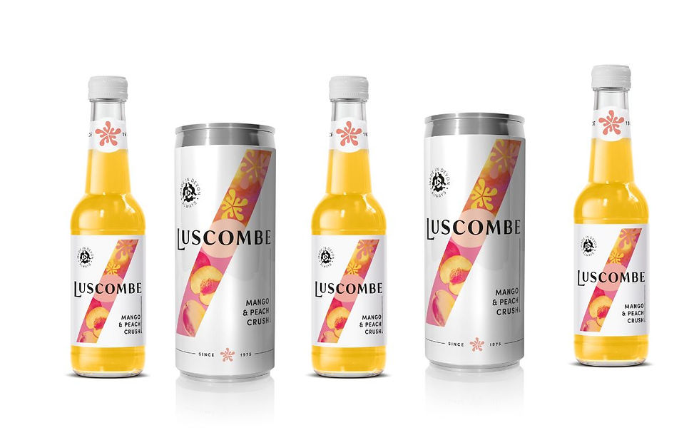 Luscombe launches new Mango & Peach Crush flavour 