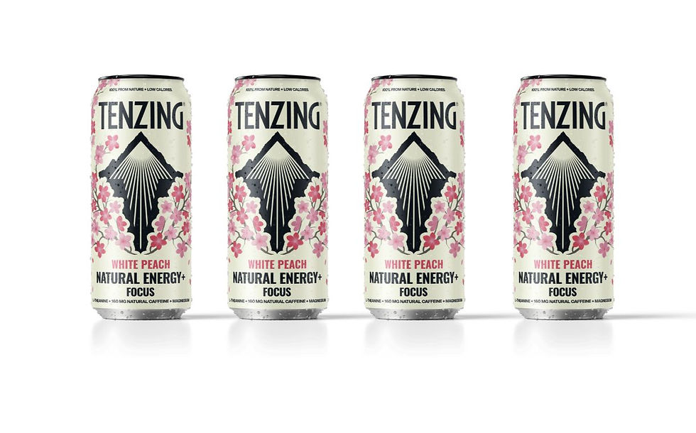 Tenzing expands functional energy range with White Peach flavour