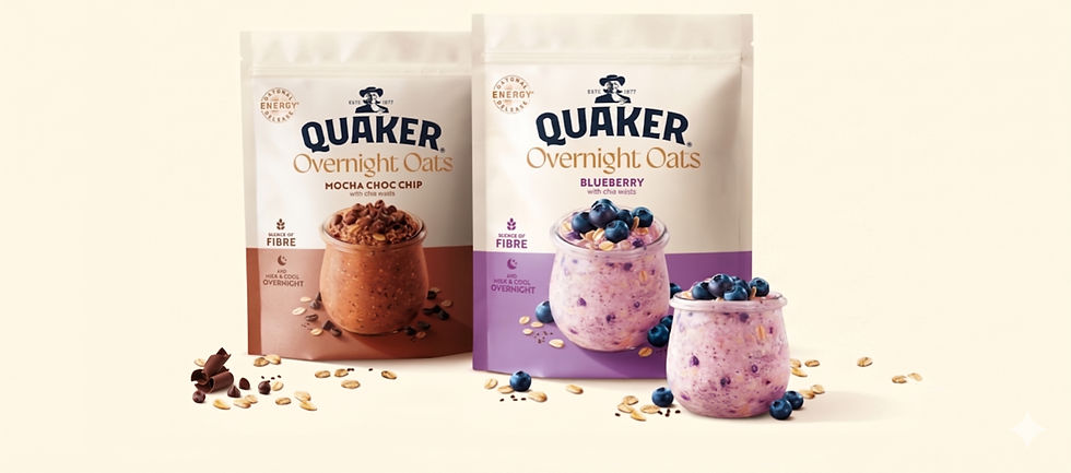 Quaker targets overnight oats boom with new ready-to-prepare range