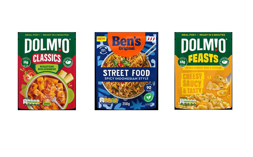 Mars adds new convenience products to Ben's Original and Dolmio ranges