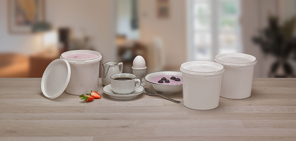 Amcor unveils lightweight UniPak pot for dairy sector