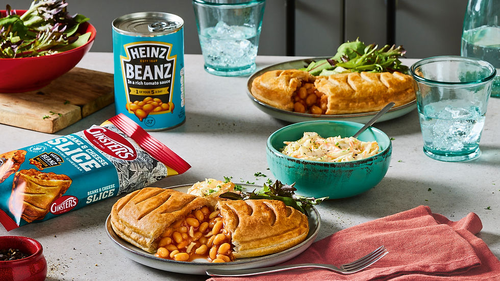 Ginsters teams up with Heinz on new beans and cheese slice