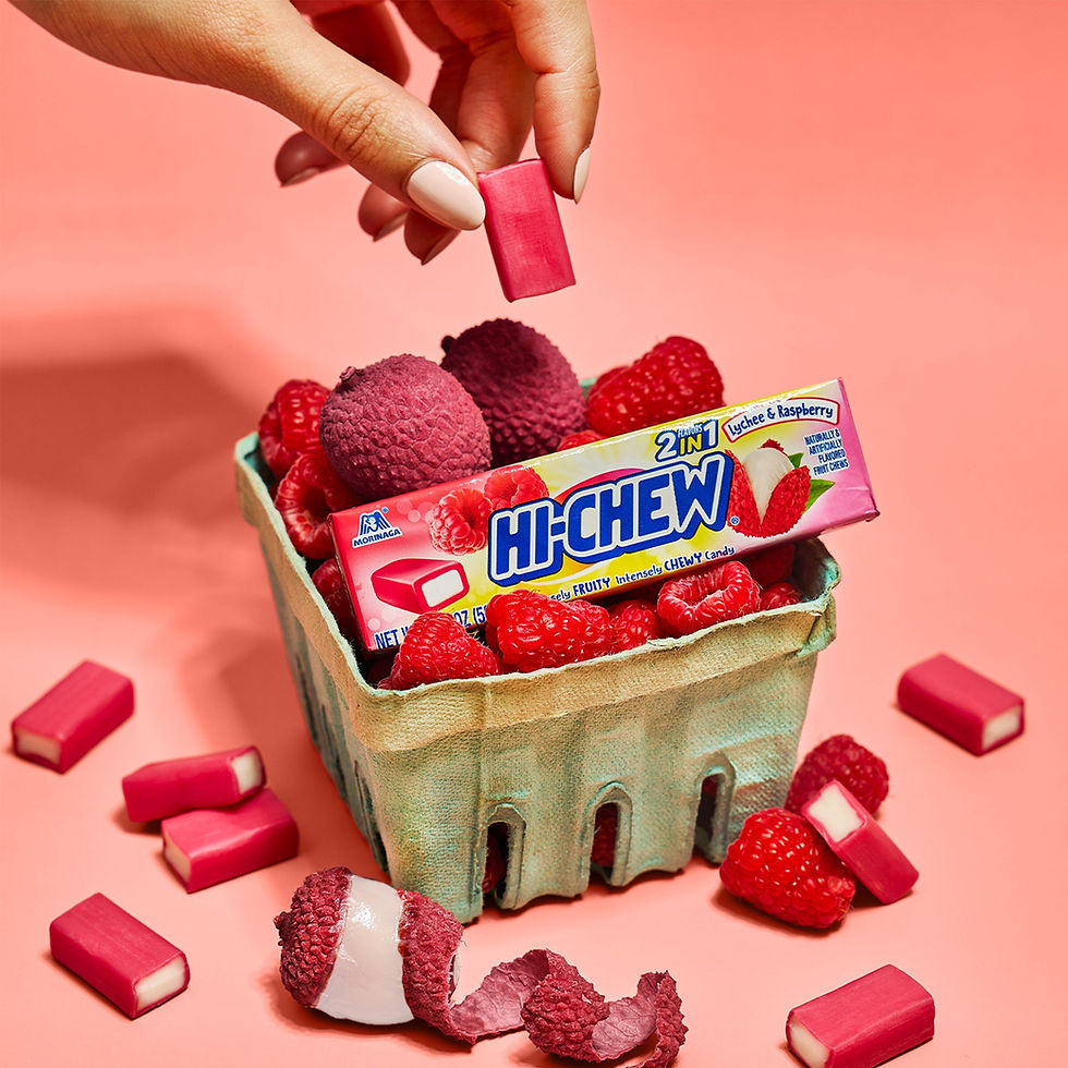 Hi-Chew launches first dual-flavour stick with Lychee & Raspberry combination