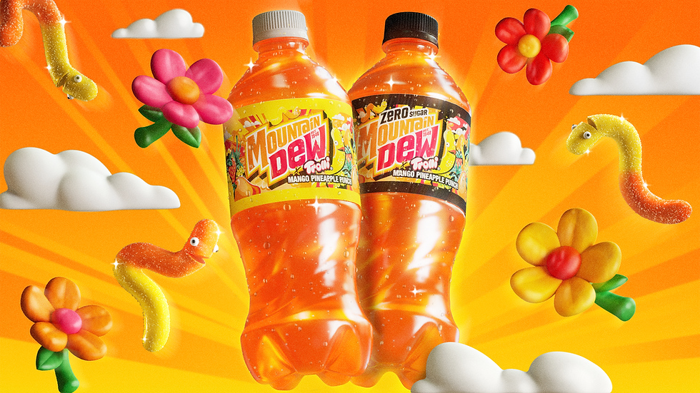 Mountain Dew and Trolli return with Mango Pineapple Punch Soda