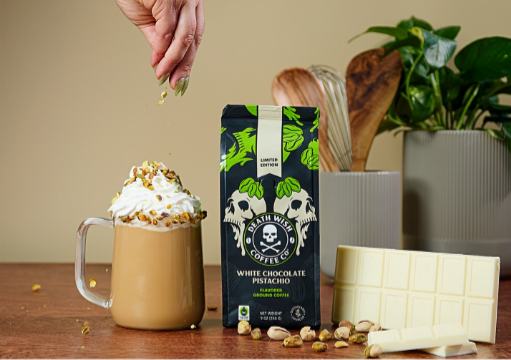 Death Wish Coffee launches White Chocolate Pistachio seasonal blend