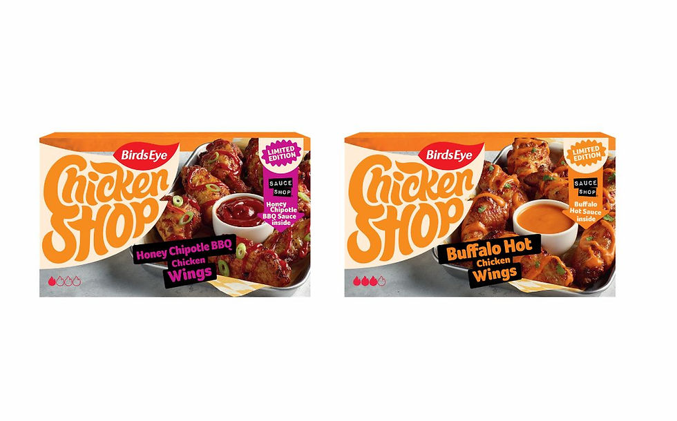 Birds Eye and Sauce Shop turn up the heat on frozen with flavour-first wings launch