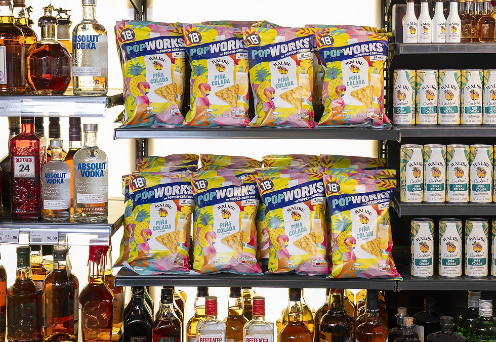 PopWorks and Malibu partner on limited-edition piña colada-flavoured snacks
