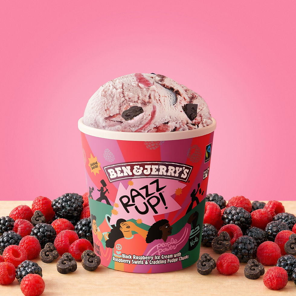 Ben & Jerry's launches crackling black raspberry flavour as part of voter engagement campaign
