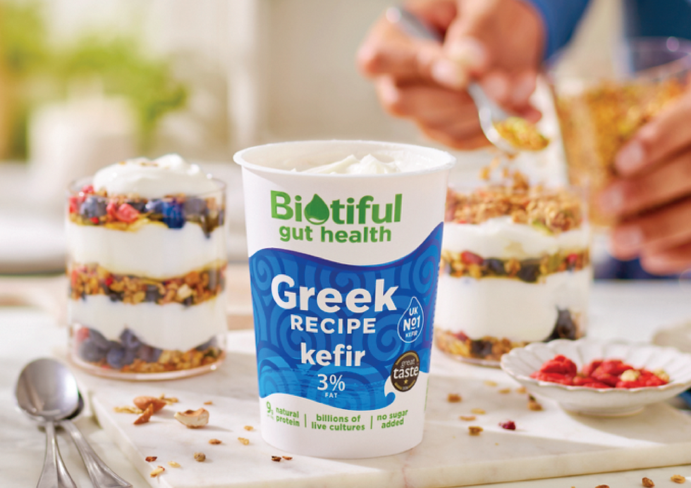Biotiful targets Greek yogurt growth with new Greek Recipe Kefir