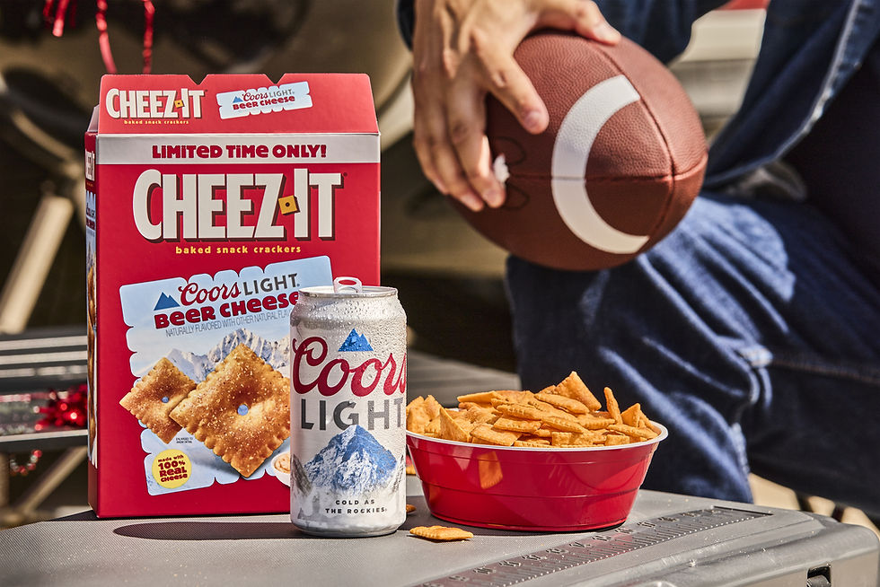 Cheez-It and Coors Light team up for limited-edition beer cheese crackers