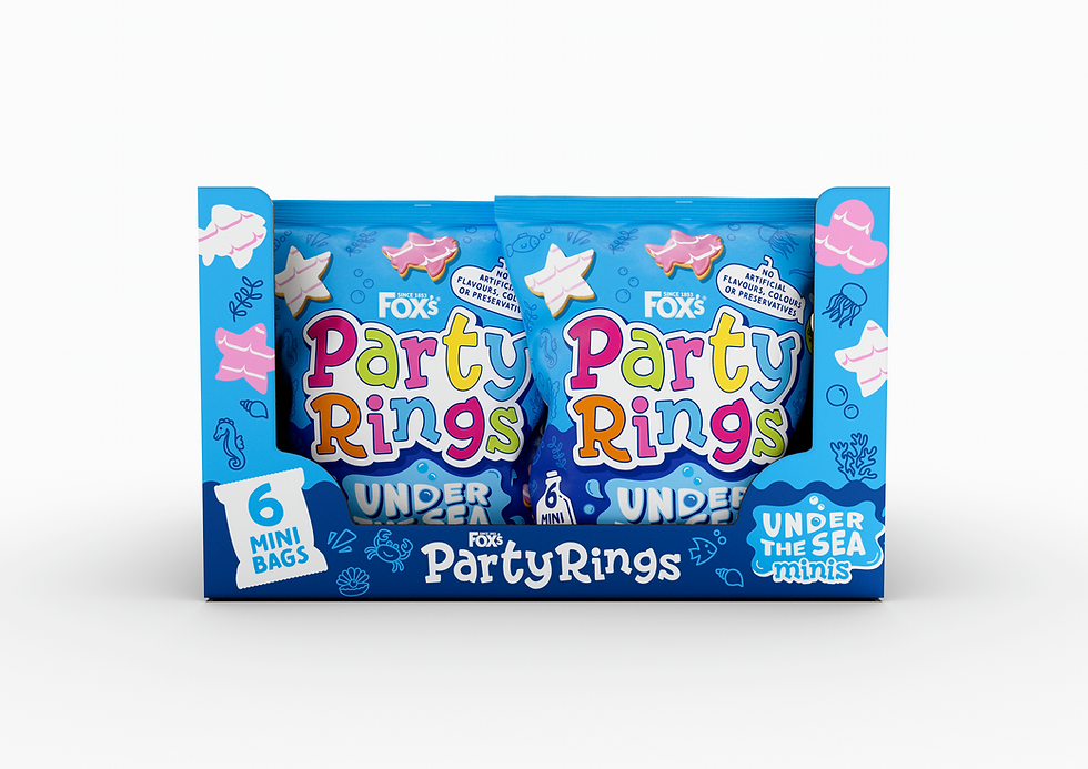Fox’s unveils fresh take on Party Rings with Under The Sea Minis