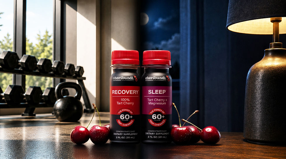 Cheribundi launches tart cherry Recovery and Sleep Shots
