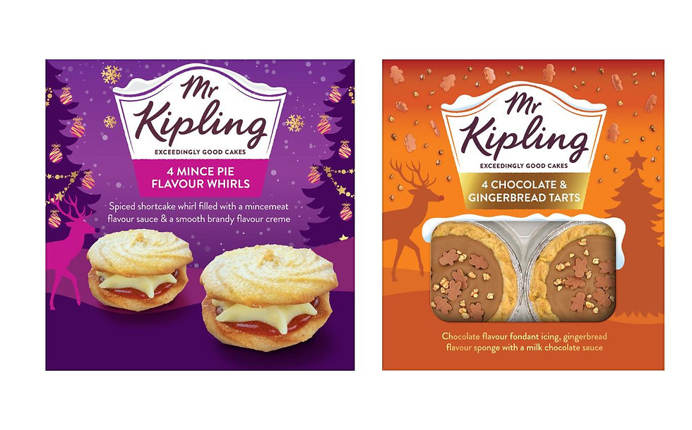 Mr Kipling adds five festive launches to Christmas 2026 range