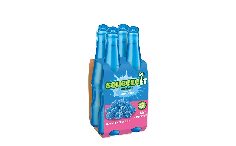 Squeezeit taps kids' beverage market with Blue Raspberry flavour release