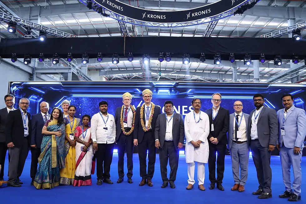 Krones opens new production facility in India to support beverage and packaging growth