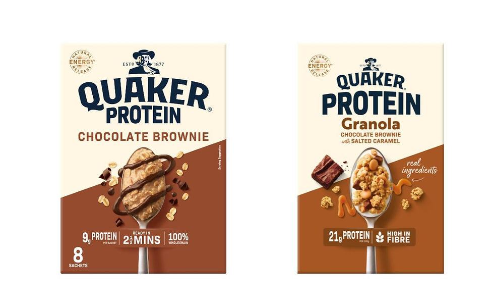 Quaker expands protein breakfast range with granola launch and indulgent porridge flavour
