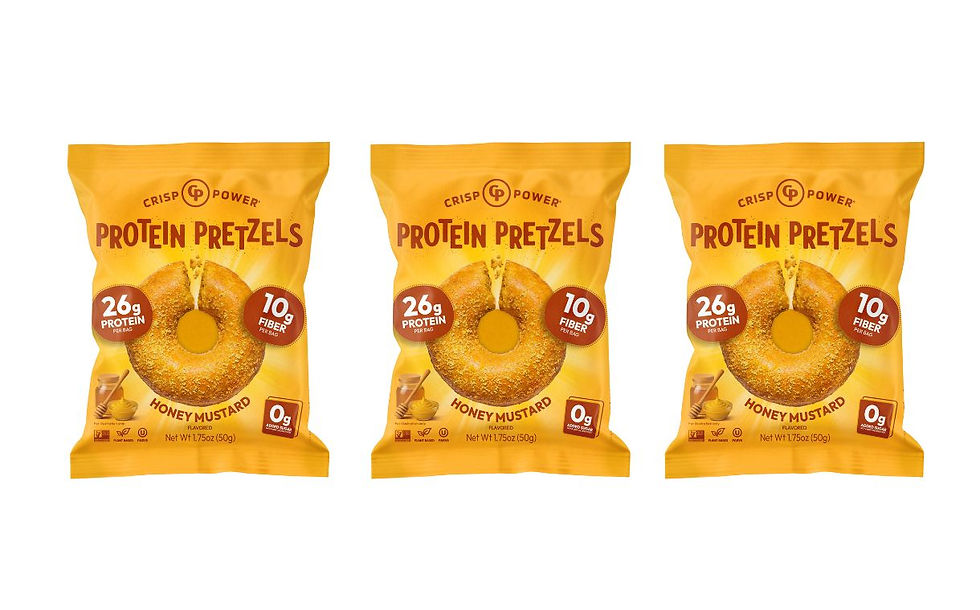 Crisp Power expands protein pretzel range with Honey Mustard flavour