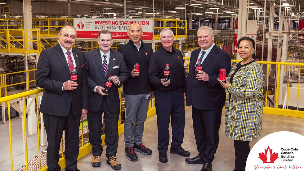 Coca-Cola Canada Bottling invests $102.9m in Brampton expansion to boost can capacity