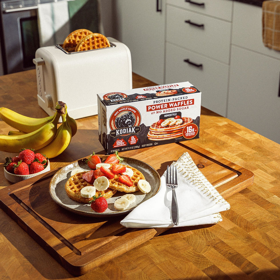 Kodiak launches no sugar-added Homestyle Power Waffles and expands protein granola range