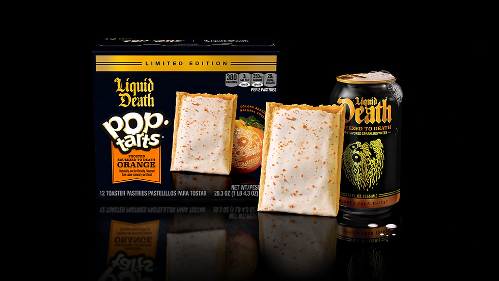 Pop-Tarts and Liquid Death launch limited-edition orange toaster pastry