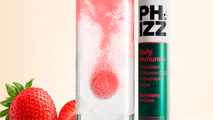 Phizz expands Daily Immune+ range with new Strawberry flavour