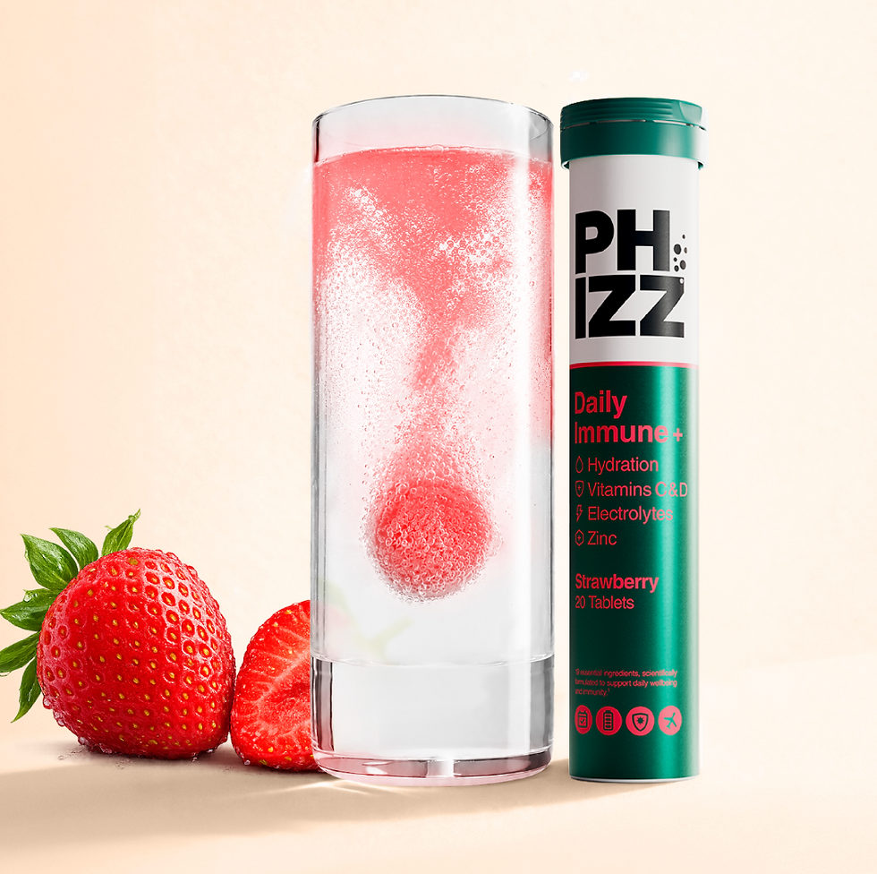 Phizz expands Daily Immune+ range with new Strawberry flavour