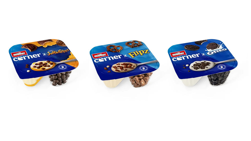 Müller brings Oreo, Jaffa Cakes and Flipz into new Corner collaboration range