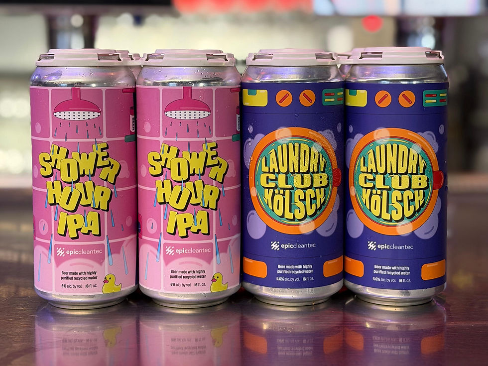 Epic Cleantec debuts beers brewed with ultra-purified recycled water