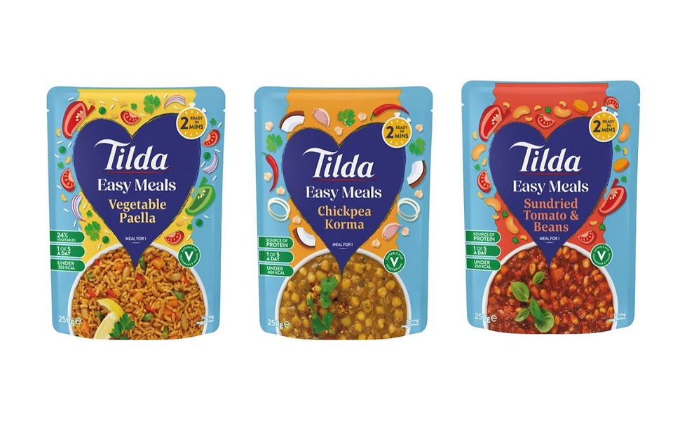 Tilda debuts ready-to-heat meals