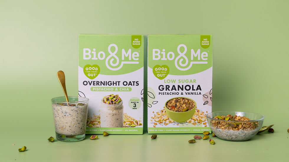 Bio&Me taps pistachio trend with dual breakfast launch at Tesco