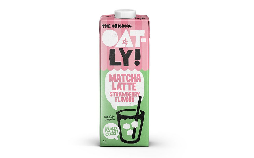 Oatly expands portfolio with Strawberry Matcha Latte