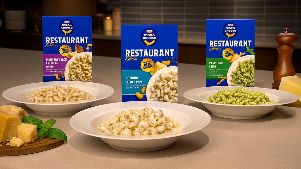 Kraft Heinz targets premium at-home dining with Restaurant Edition mac & cheese launch