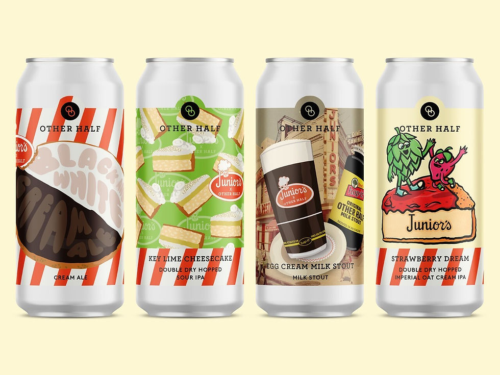 Junior’s and Other Half Brewing launch cheesecake-inspired craft beer collaboration