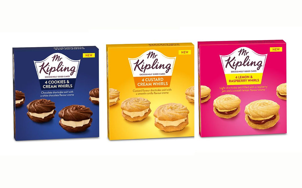 Mr Kipling targets younger shoppers with trio of new product launches