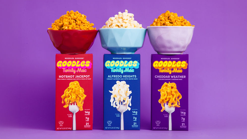 Goodles spins up new Twirly Mac range with three bold flavours