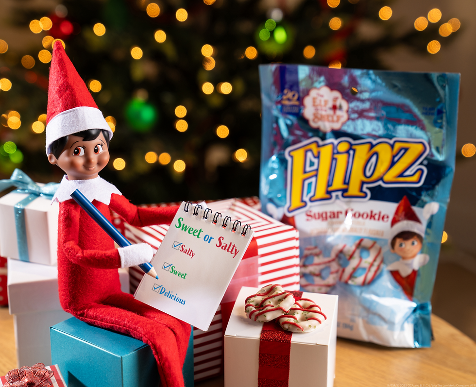 Flipz partners with Elf on the Shelf for limited-edition festive flavour