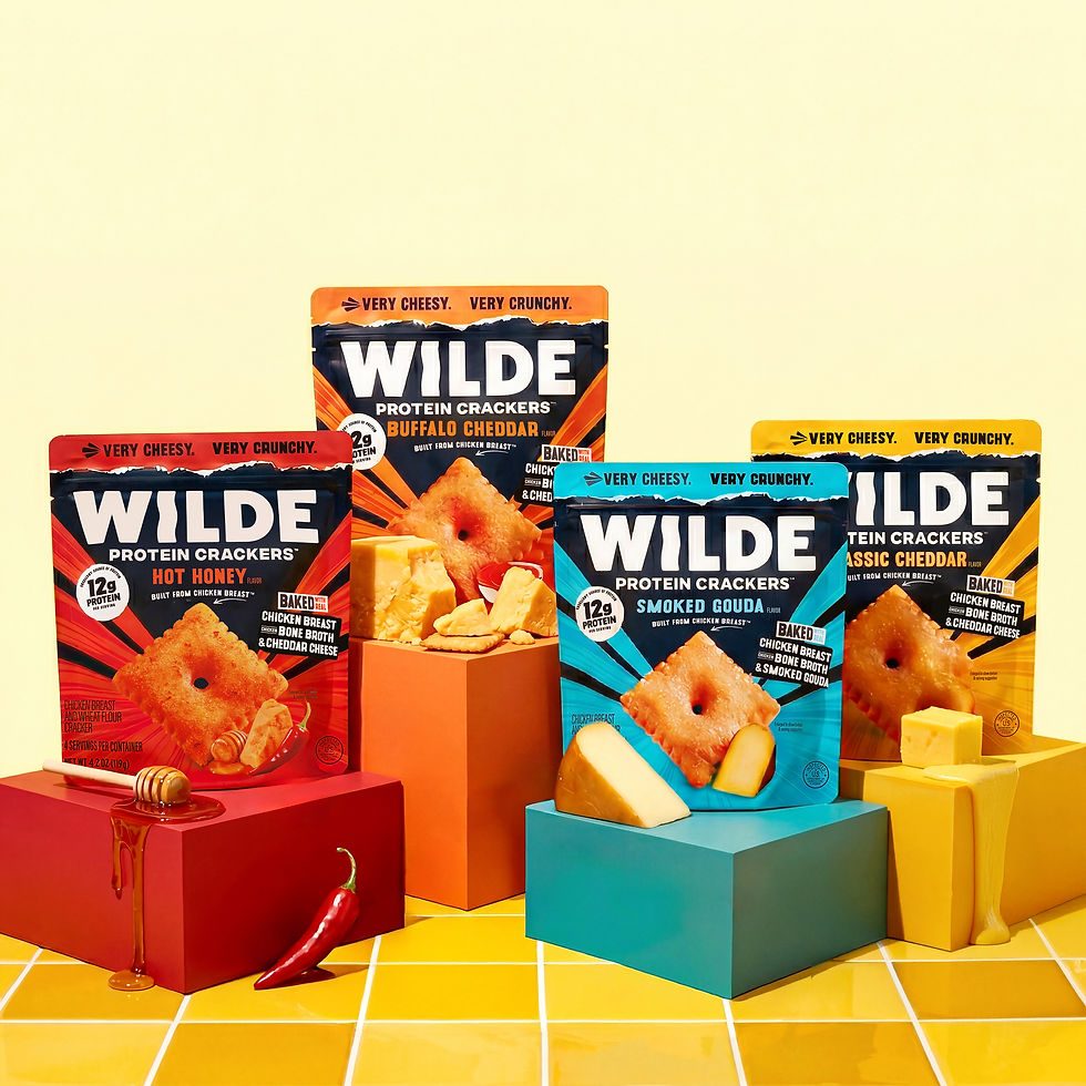 Wilde launches high-protein chicken-based crackers