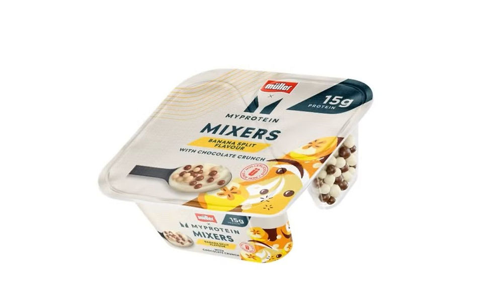 Müller Yogurt & Desserts and Myprotein expand partnership with high-protein yogurt ‘Mixers’ range