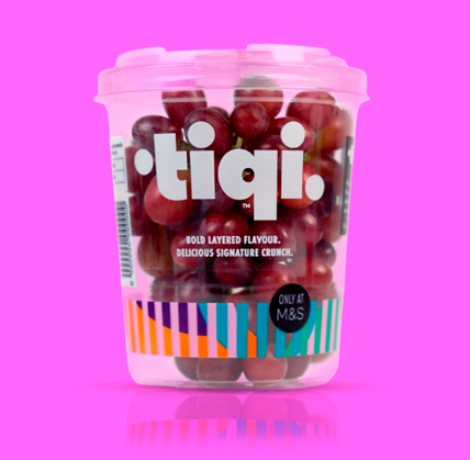 M&S launches new seedless Tiqi grape brand in grab-and-go pot