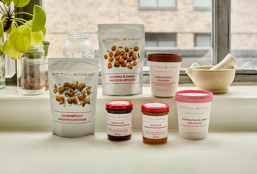 Ottolenghi expands range with new ice cream flavours, preserves and nuts