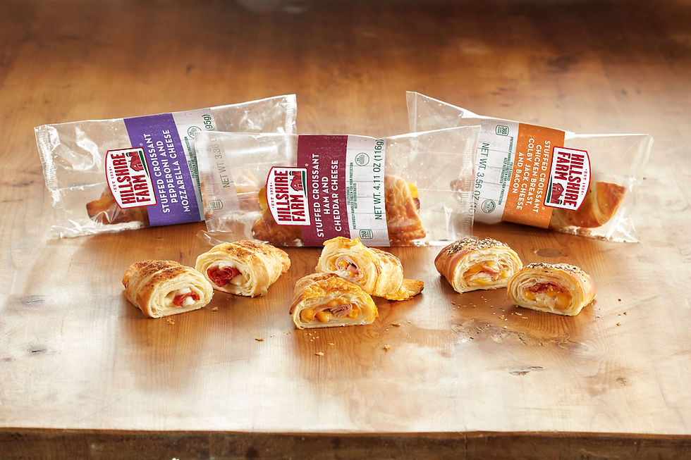Hillshire Farm expands into the frozen aisle with stuffed croissants and ciabatta deli sandwiches
