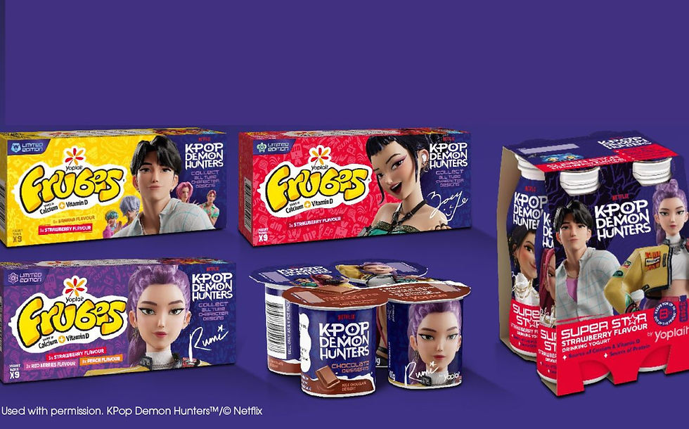 Yoplait brings KPop Demon Hunters to the yogurt aisle with new back-to-school range