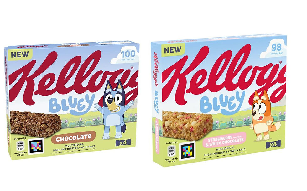 Kellogg’s expands Bluey partnership with non-HFSS multigrain snack bars