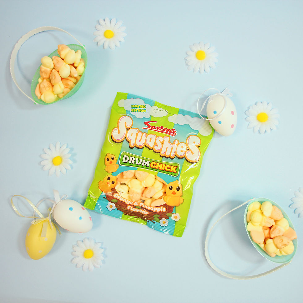 Swizzels unveils limited-edition Squashies Drumchick for Easter
