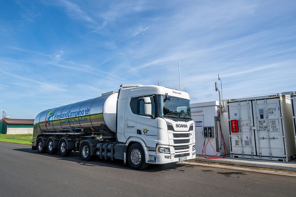 FrieslandCampina partners with transport firms to cut emissions from milk logistics